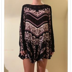 LUSH Black Floral Dress